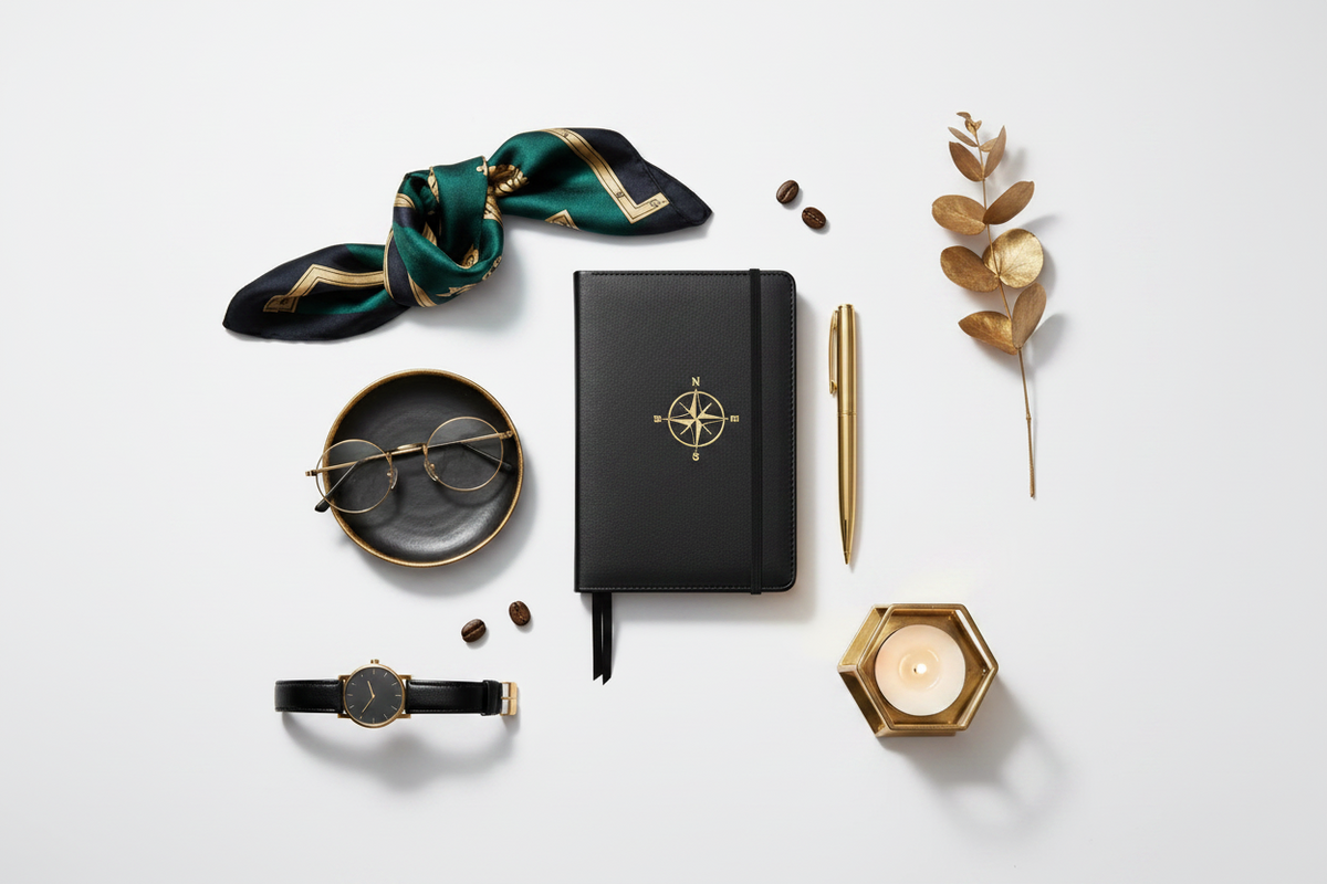 New arrivals flatlay — BlakDot