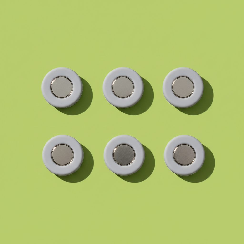 Cable Organizer clips on lime green background